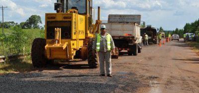 Vialidad provincial repara las  rutas  N� 8 y N� 6