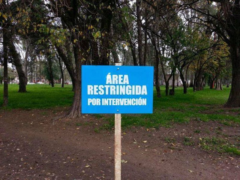 Comienzan a restringir el acceso a sectores del Parque de Mayo