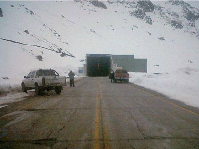 Por mal tiempo y nevadas, cerraron el paso internacional a Chile
