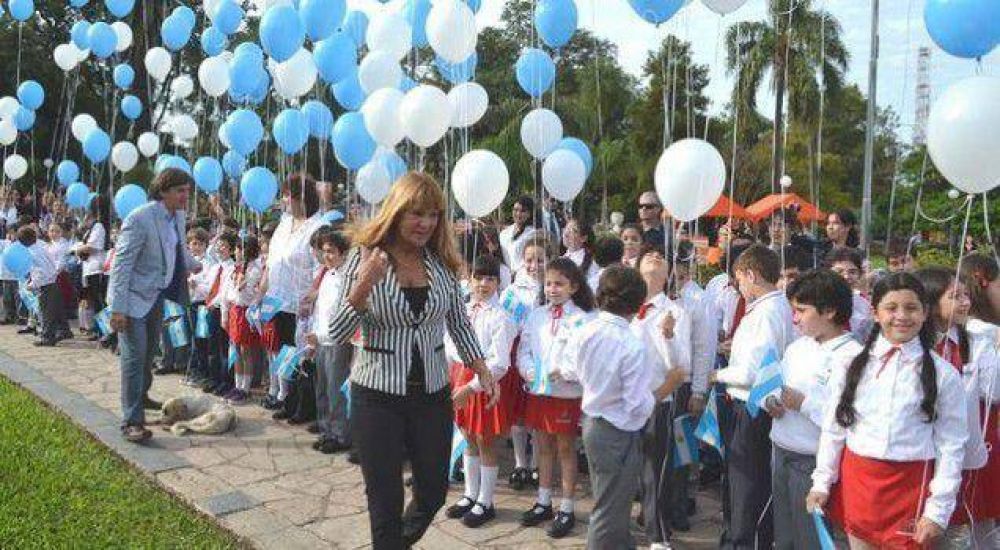 Resistencia celebr� los 125 a�os de la plaza 25 de Mayo