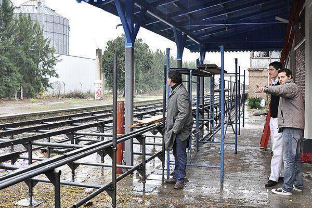 Concejales recorrieron las obras del ferrocarril en Open Door
