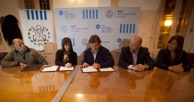 El Municipio firm� un convenio con Aldeas Infantiles SOS