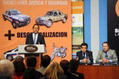 Scioli con alcaldes de la Segunda y a Rosario