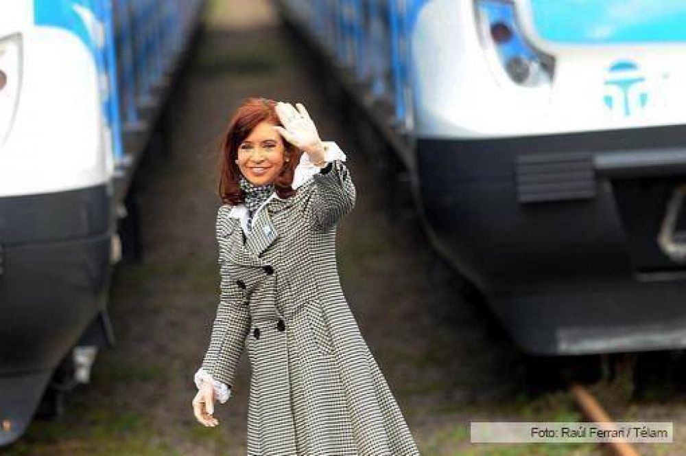 Cristina present los nuevos trenes del Sarmiento y destac que son 