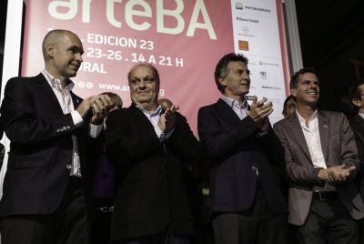 Macri asisti� de la apertura de arteBA