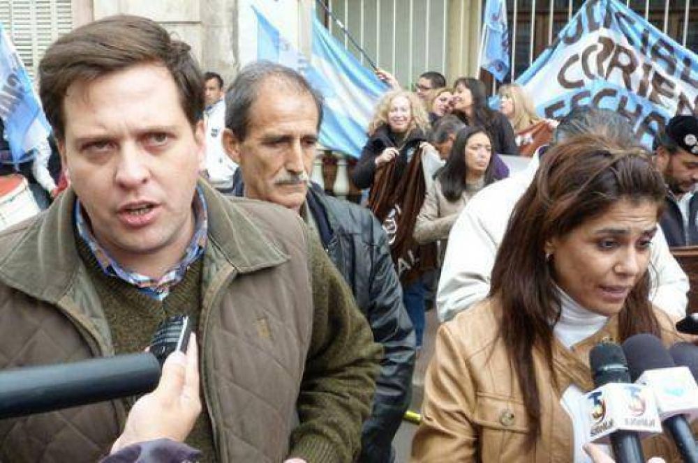 Judiciales nacionales realizaron protesta en calles de Corrientes