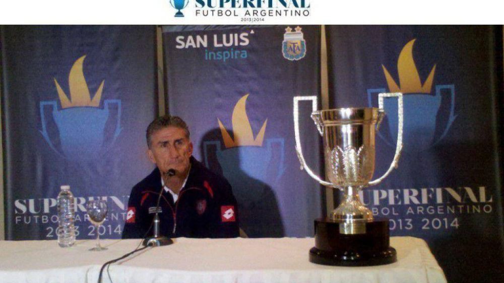 Bauza feliz de jugar en San Luis: 