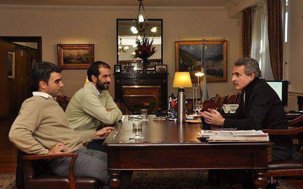 Rossi recibi� a los concejales Federico Ugo y Joaqu�n Noya