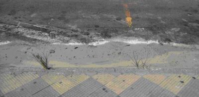 Sin control: Arrojan cemento a los desag�es