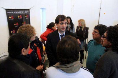 Galmarini visit� Villa Adelina