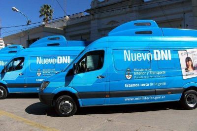 La semana que vienen llegan las combis para tramitar el DNI