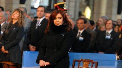 Cristina participar� por primera vez del Tedeum en la Catedral porte�a