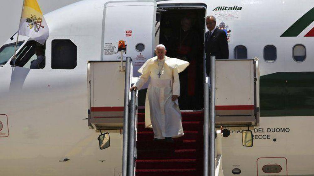 Francisco, en su llegada a Israel: 