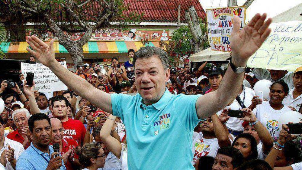 Santos, el presidente que dice jugarse la reelecci�n por la paz