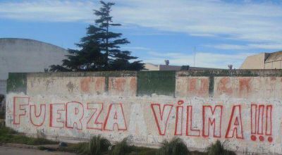 Pintadas a favor de Baragiola en calles de Mar del Plata