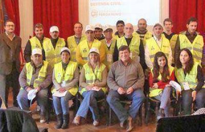 Defensa Civil present� a los voluntarios que desempe�ar�n funciones en el �rea