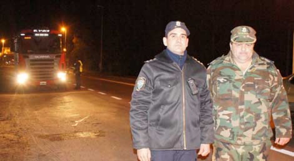 Importante operativo policial en la Ruta Nacional N� 5 