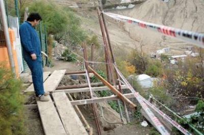 El derrumbado Pasaje Mirador sigue siendo un lugar inseguro