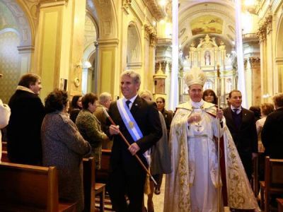 El obispo de San Luis celebr� el tradicional Tedeum en la Catedral