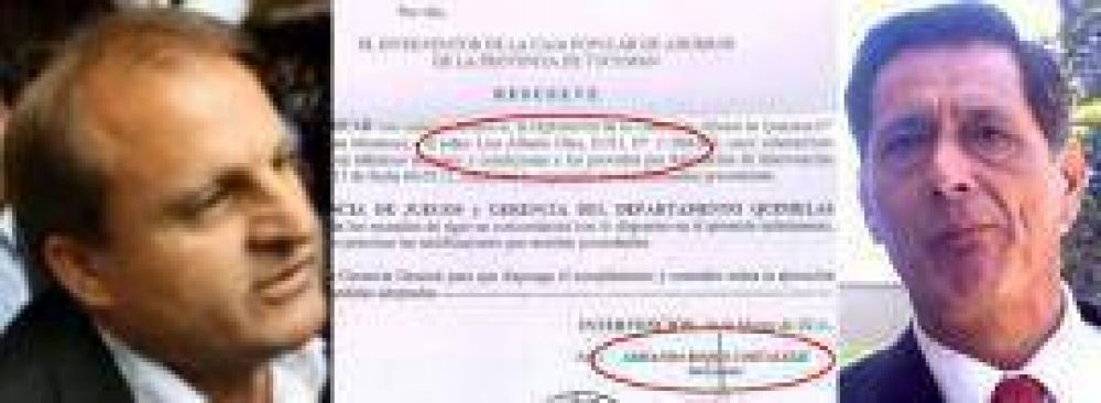 Impunidad: Cacho Cortalezzi entreg� la quiniela de Monteros al intendente de Monteros 