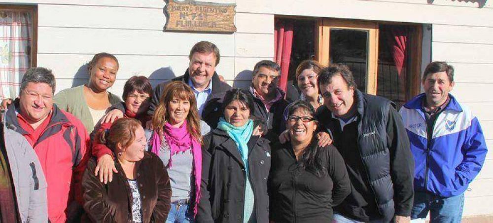 Weretilneck estuvo en el barrio Malvinas