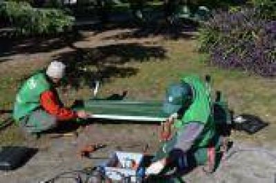 La Plata: Municipio realiza refacciones en Parque Saavedra