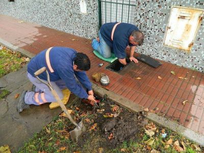 Se reiteran los robos de medidores de agua en el barrio Bernardino Rivadavia