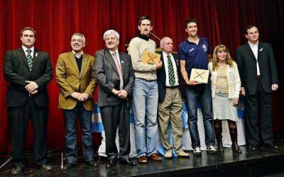 Andreotti y Zamora, en el festejo por los 91 a�os del Club San Fernando