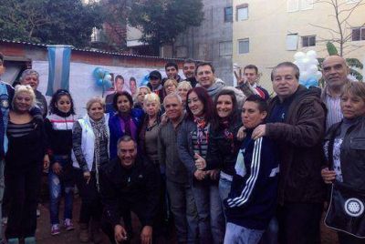 Mart�n Jofre celebr� el 25 de Mayo en el barrio Ej�rcito de Los Andes