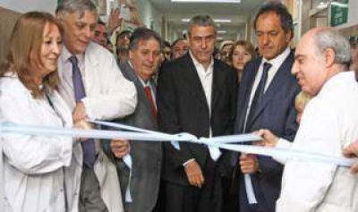 Avellaneda: Scioli y Ferraresi inauguraron obras en dependencias de Salud