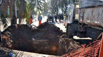 Ejecutan desag�e subterr�neo para beneficiar a las Villas Itat� y Federal