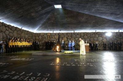 El Papa cerr� su visita a Tierra Santa para promover la paz y el di�logo