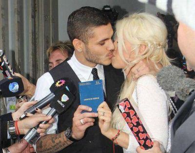 En San Isidro, se casaron entre �ntimos Wanda Nara y Mauro Icardi
