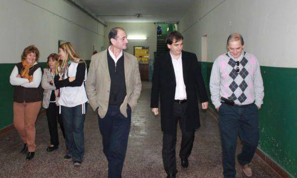 �Estamos ayudando a mejorar la escuela p�blica� asegur� Galmarini