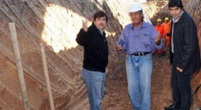Avanza la construcci�n del sistema cloacal del �rea Metropolitana