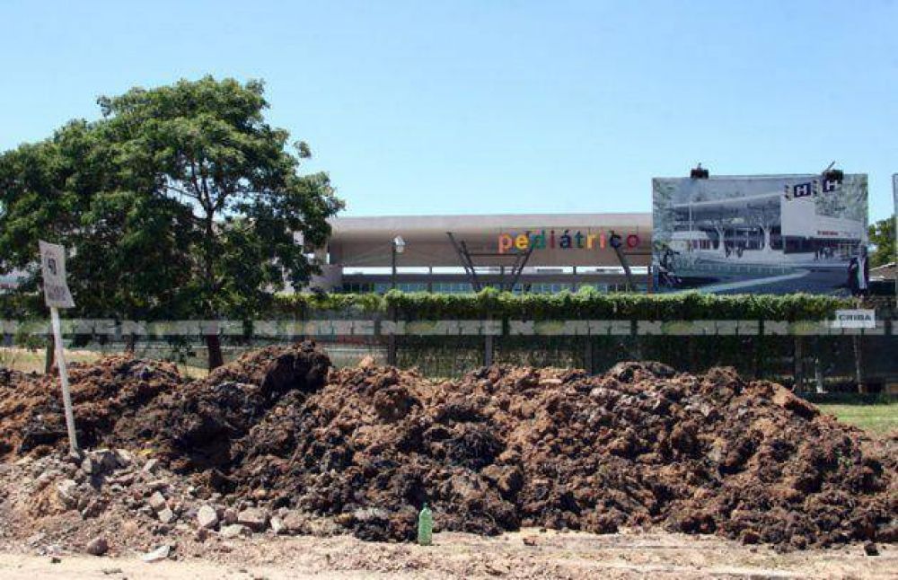 La obra del hospital Pedi�trico clausurada por inspecci�n municipal