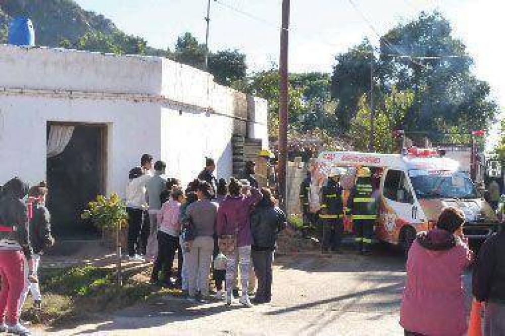 Los Sarmientos: Un anciano muri� al incendiarse su habitaci�n