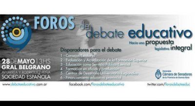 Despegan los debates propuestos por el Vicegobernador para repensar la Educaci�n en la Provincia