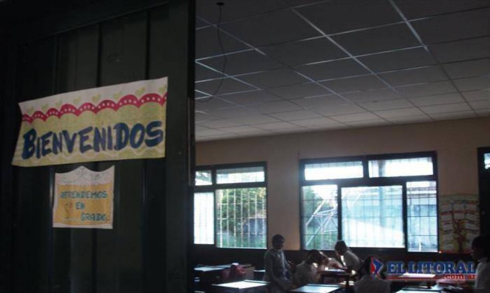 Escuela N� 9: hoy tendr�an luz los chicos en las aulas