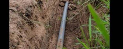 Hicieron una obra de agua privada con recursos del Estado