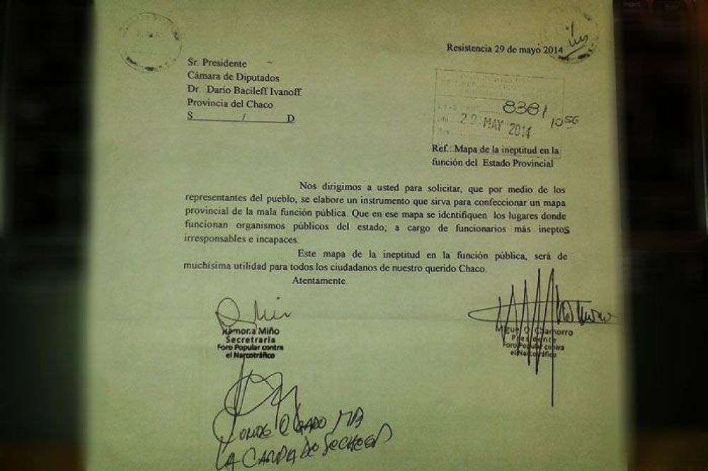 Piden la confecci�n de un Mapa de la Ineptitud en la Funci�n P�blica Provincial