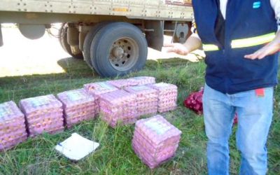 Secuestraron alimentos en rutas provinciales