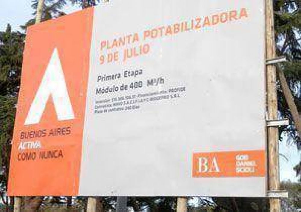ABSA admiti� que la Planta Potabilizadora est� demorada