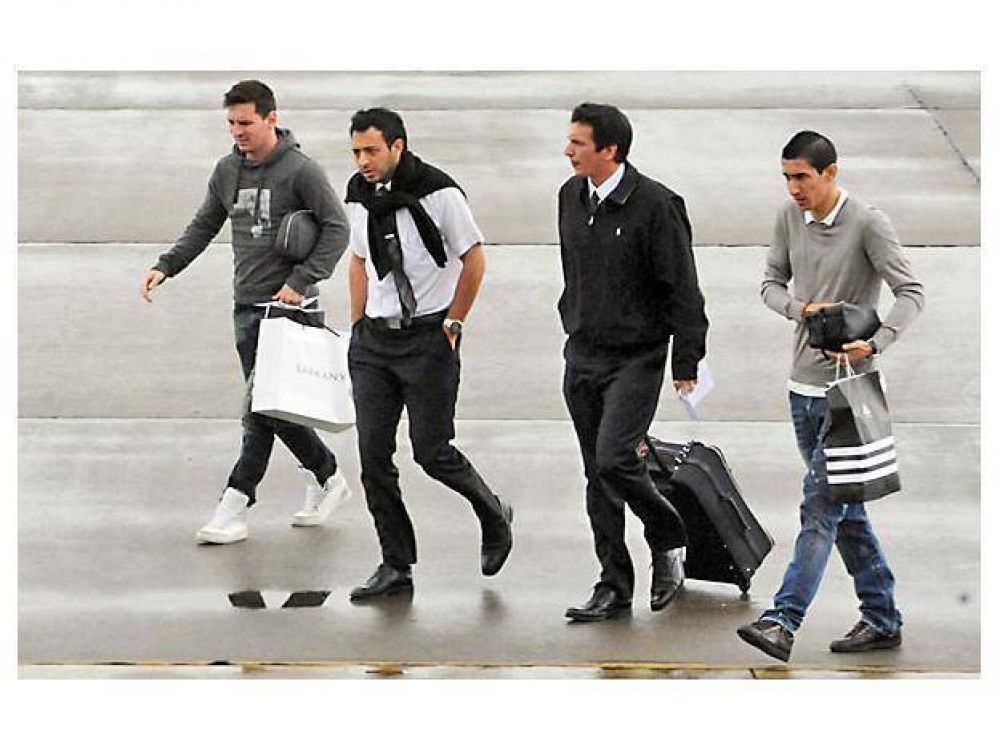 Messi y Di Mar�a aprovechan en Rosario los �ltimos d�as previos al Mundial