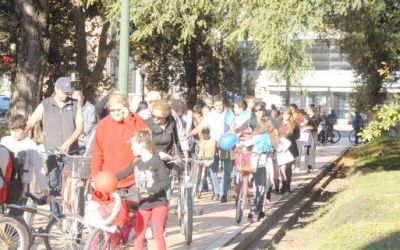 La bicicleteada de C�ritas tuvo gran convocatoria