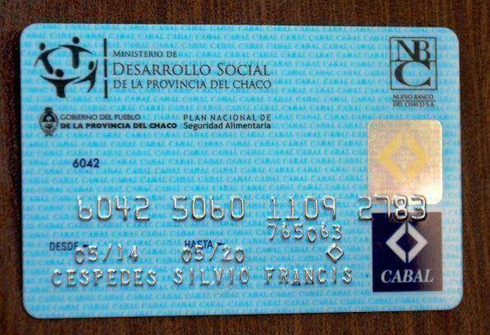 Comienza el operativo de recambio y entrega de nuevas Tarjetas Alimentarias