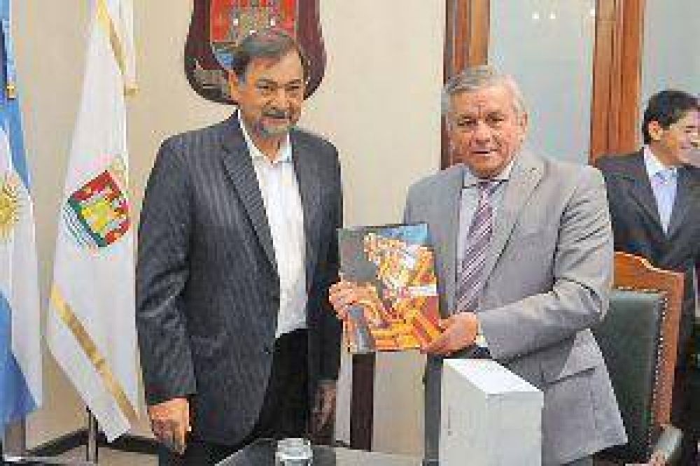 El intendente Infante recibi� a su par salte�o Miguel Isa