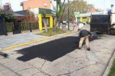Arreglaron m�s de 50 cuadras en distintos barrios de Lomas