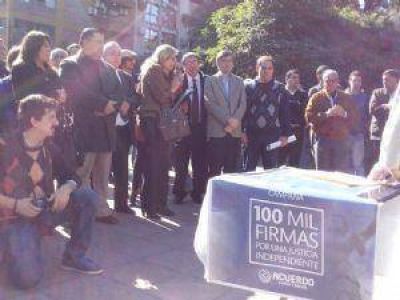 Buscan reunir 100.000 firmas por una Justicia Independiente pero Alperovich ya adelant� su negativa