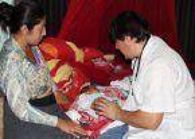 Grupo de pediatras control� la salud de ni�os asentados en El Porvenir